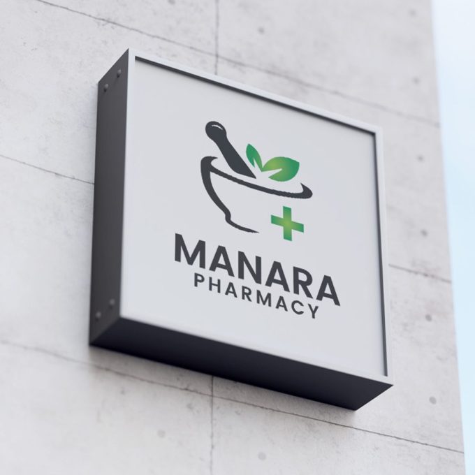 Creative Branding Design work for Manara Pharmacy