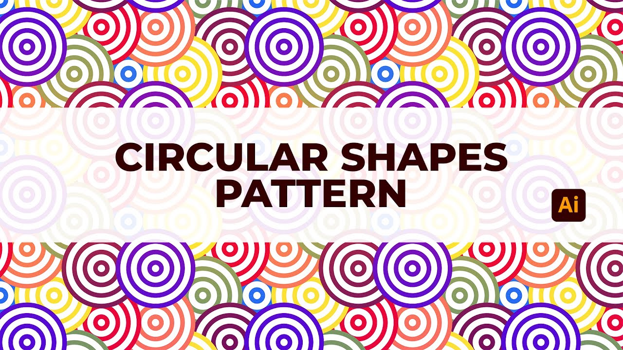 Circular Illustrator Shapes Patterns